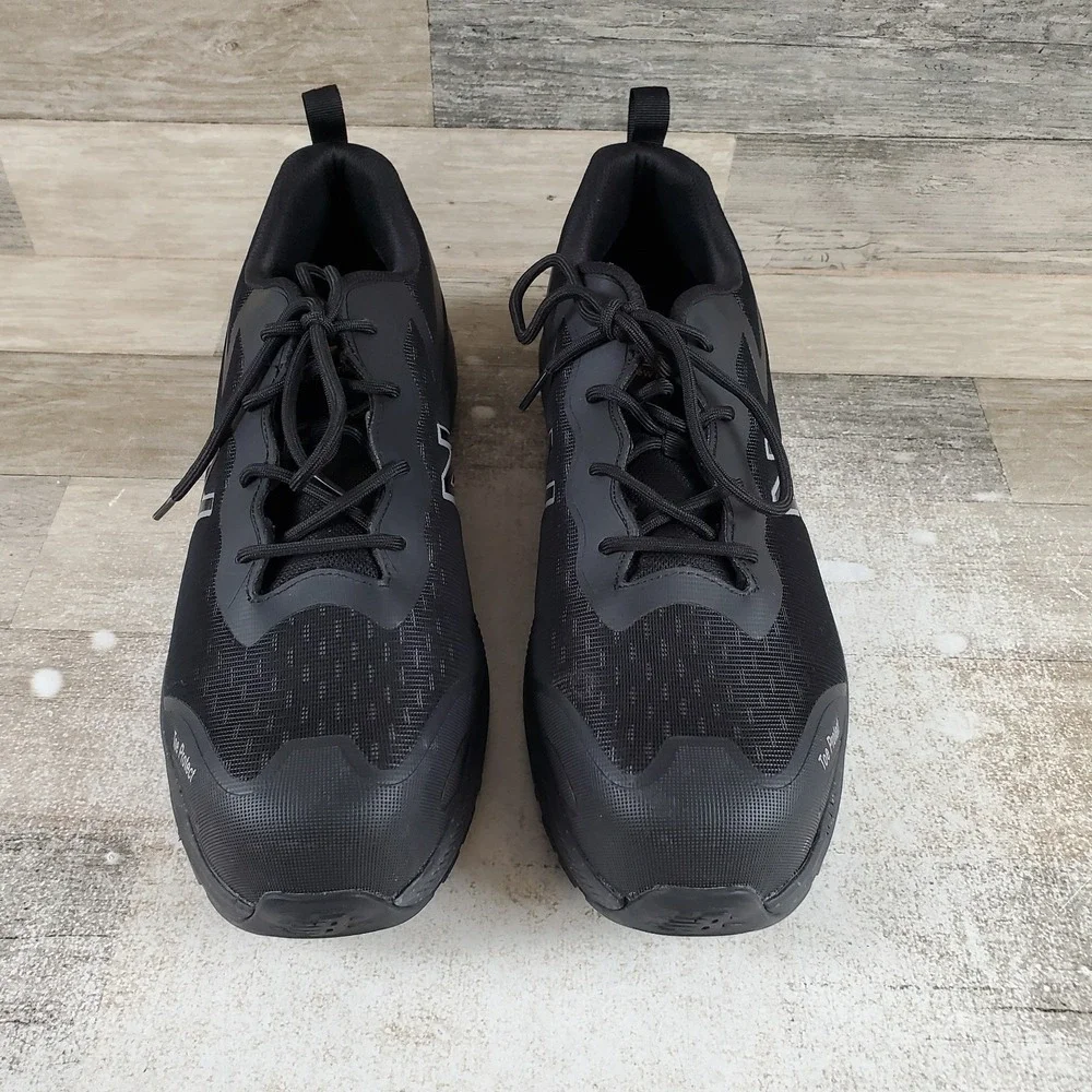 Reebok Sublite Cushion Mens Work Shoes Sz 13 W Gray Mesh Composite Toe Sneakers